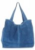 GEANȚĂ DIN PIELE shopper bag Vittoria Gotti denim V6048